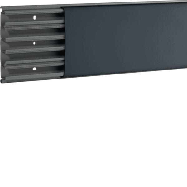 HAGER BOCCHIOTTI - TBA A Canale battiscopa/cornice 5 scomparti NERO ARDESIA B09622