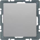 HAGER BOCCHIOTTI - Inserto cieco con pezzo centrale Berker Q.1/Q.3 alu velluto, verniciato 10096084