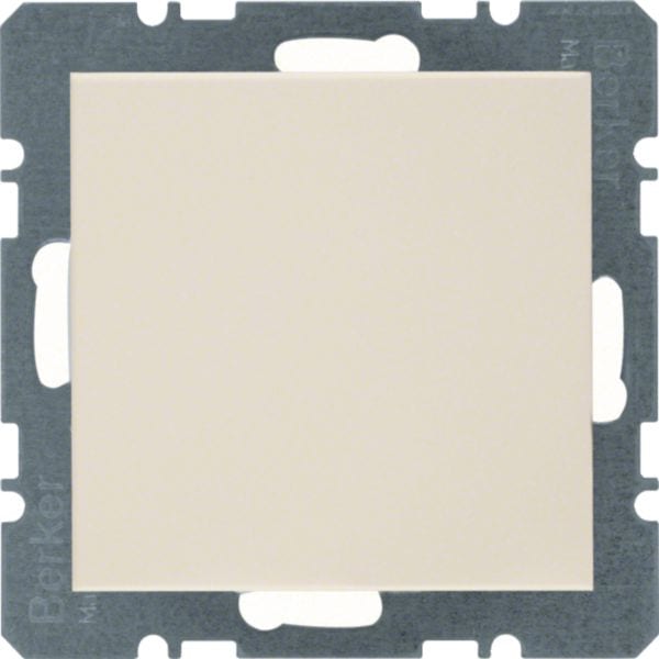 HAGER BOCCHIOTTI - Inserto cieco con pezzo centrale Berker S.1 bianco lucido 10098982