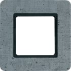 HAGER BOCCHIOTTI - Cornice singola Berker Q.7 calcestruzzo stutturato, per illuminazione 10116120