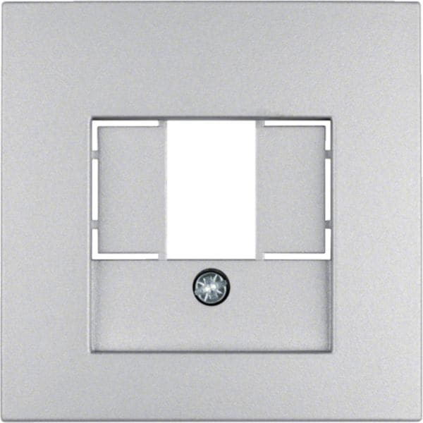 HAGER BOCCHIOTTI - Pezzo centrale con finestra TAE Berker B.7 alu opaco,  verniciato 10331404