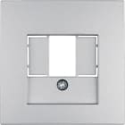 HAGER BOCCHIOTTI - Pezzo centrale con finestra TAE Berker B.7 alu opaco, verniciato 10331404