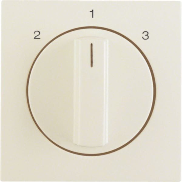 HAGER BOCCHIOTTI - Pezzo c.le con manopola x Commut. a 3 vie, senza posizione 0, S.1 bianco Luc. 1084898200