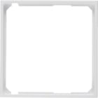 HAGER BOCCHIOTTI - Anello intermedio per mascherina centrale Berker S.1/B.3/B.7 bianco polare opaco 11091909