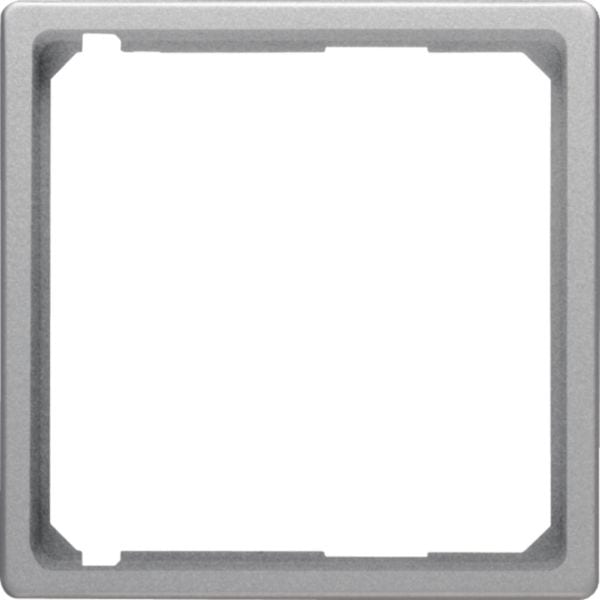 HAGER BOCCHIOTTI - Anello intermedio x mascherina centrale Berker Q.1/Q.3 alu velluto, verniciato 11096084