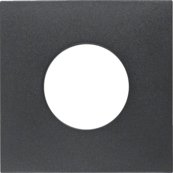 HAGER BOCCHIOTTI - Pezzo centrale per pulsante/spia luminosa E10 Berker B.3/B.7 antracite opaco 11241606