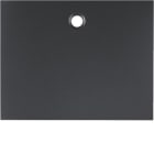 HAGER BOCCHIOTTI - Pezzo centrale x int./pulsante a tirante Serie K.1 antracite opaco, verniciato 11477006