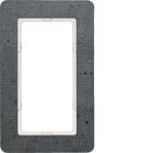 HAGER BOCCHIOTTI - Cornice con finestra grande Berker Q.7 calcestruzzo strutturato 13096020