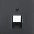HAGER BOCCHIOTTI - Pezzo centrale per presa RJ universale Berker B.3/B.7 antracite opaco 14071606