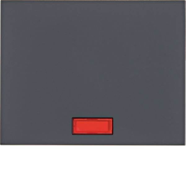 HAGER BOCCHIOTTI - Bilanciere con lente Berker K.1 antracite opaco, verniciato 14157006