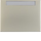 HAGER BOCCHIOTTI - Bilanciere con portaetichetta Berker K.5 acciaio inox, metallo opaco 14267004