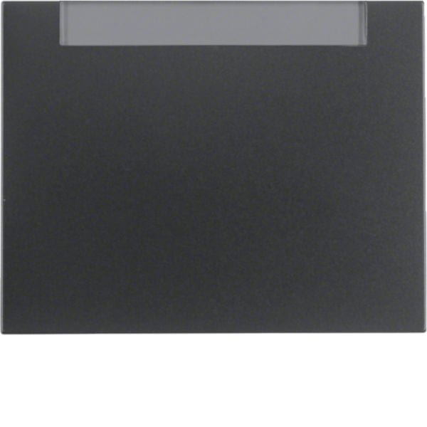 HAGER BOCCHIOTTI - Bilanciere con portaetichetta Berker K.1? antracite opaco, verniciato 14267006