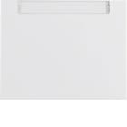 HAGER BOCCHIOTTI - Bilanciere con portaetichetta Berker K.1 bianco polare lucido 14267009