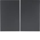 HAGER BOCCHIOTTI - Bilanciere doppio Berker K.1 antracite opaco, verniciato 14357006