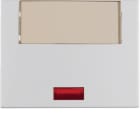 HAGER BOCCHIOTTI - Bilanciere con lente e grande portaetichetta Berker K.5 alu opaco, verniciato 14967003