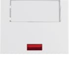 HAGER BOCCHIOTTI - Bilanciere con lente e grande portaetichetta Berker K.1 bianco polare lucido 14967009