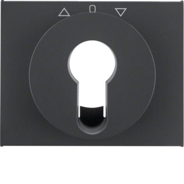 HAGER BOCCHIOTTI - Pezzo c.le x commutatori/pulsanti a chiave x venez. Serie K.1 antrac.opac, vern. 15047106