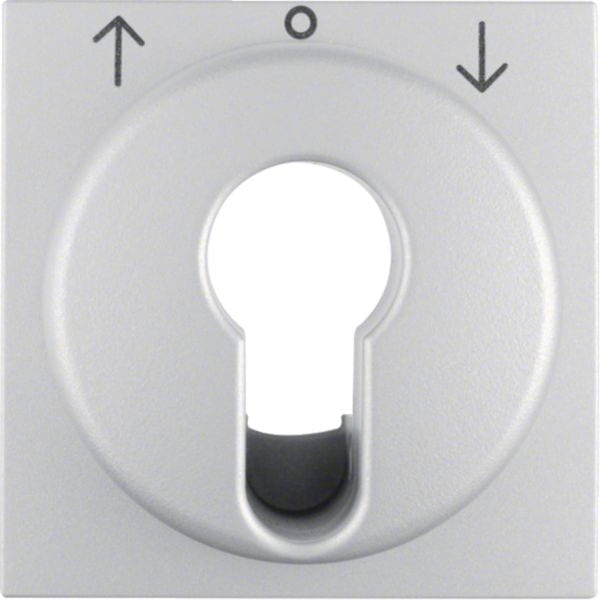 HAGER BOCCHIOTTI - Pezzo c.le x commutatori/pulsanti a chiave x venez. Serie B.7 alu opaco, vern. 15061404