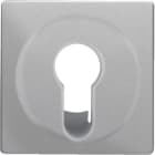 HAGER BOCCHIOTTI - Pezzo centrale x int./pulsante a chiave Serie Q.1/Q.3 alu velluto, verniciato 15076084