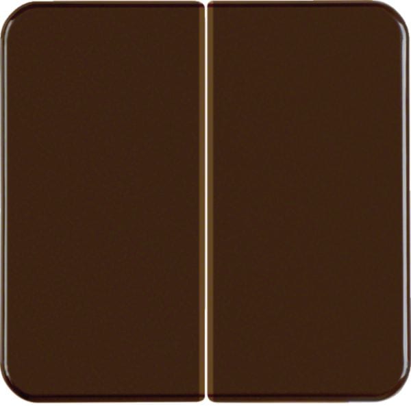 HAGER BOCCHIOTTI - Bilanciere doppio wg UP IP44 marrone lucido 155211