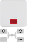 HAGER BOCCHIOTTI - Bilanciere wg UP IP44 bianco polare lucido 155309