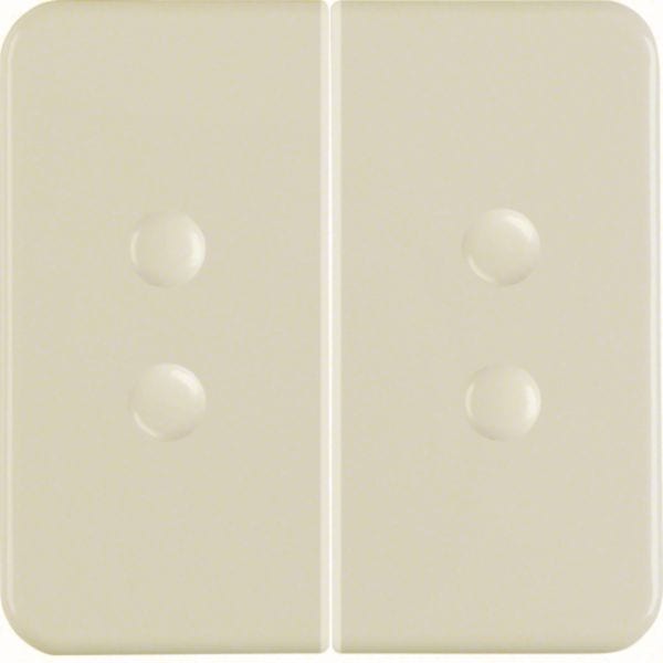 HAGER BOCCHIOTTI - Bilanciere doppio avvitabile wg UP IP44 bianco lucido 1565