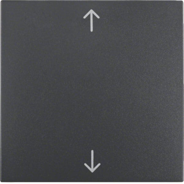 HAGER BOCCHIOTTI - Bilanciere con serigrafia frecce Berker B.3/B.7?antracite opaco 16201616