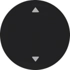 HAGER BOCCHIOTTI - Bilanciere con serigrafia frecce Berker R.1/R.3 nero lucido 16202005