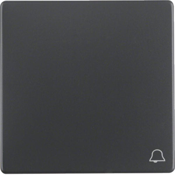 HAGER BOCCHIOTTI - Bilanciere con serigrafia x suoneria Berker Q.1/Q.3 antracite velluto, vernic. 16206056