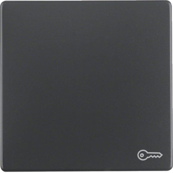 HAGER BOCCHIOTTI - Bilanciere con serigrafia per apriporta Q.1/Q.3 antracite velluto, verniciato 16206066