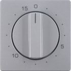 HAGER BOCCHIOTTI - Pezzo centrale per timer meccanico Serie Q.1/Q.3 antracite velluto, verniciato 16326084