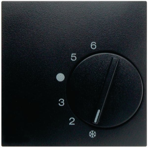 HAGER BOCCHIOTTI - Pezzo centrale per regolatore di temperatura Berker B.3/B.7 antracite opaco 16701606