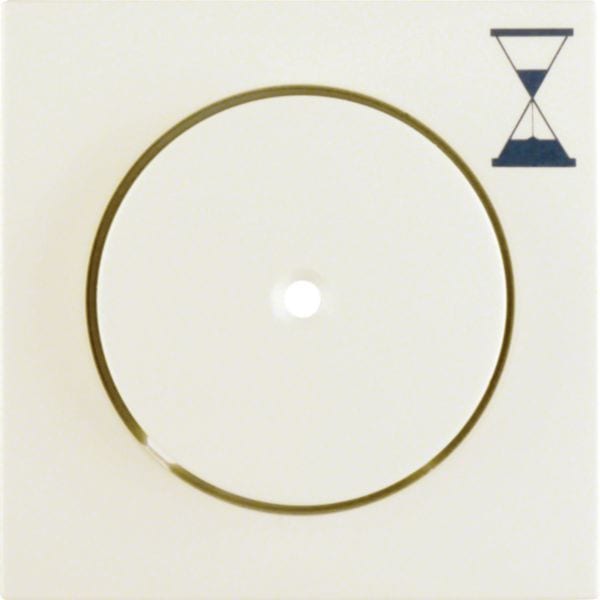 HAGER BOCCHIOTTI - Pezzo centrale per inserto timer elettronico Berker S.1 bianco lucido 16748982