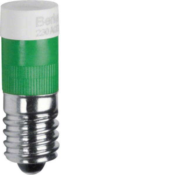 HAGER BOCCHIOTTI - Lampada LED E10 verde 167803