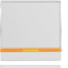 HAGER BOCCHIOTTI - Bilanciere con lente e portaetich. grande Berker Q.1/Q.3 bianco polare velluto 16966089