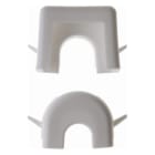 HAGER BOCCHIOTTI - Invito cavo e canalina a parete bianco polare 181309