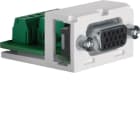 HAGER BOCCHIOTTI - Modulo VGA bianco polare/nero 1994