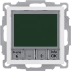 HAGER BOCCHIOTTI - Termostato, cont. NA, + pezzo c.le Serie S.1/B.3/B.7 bianco pol. luc. 20448989