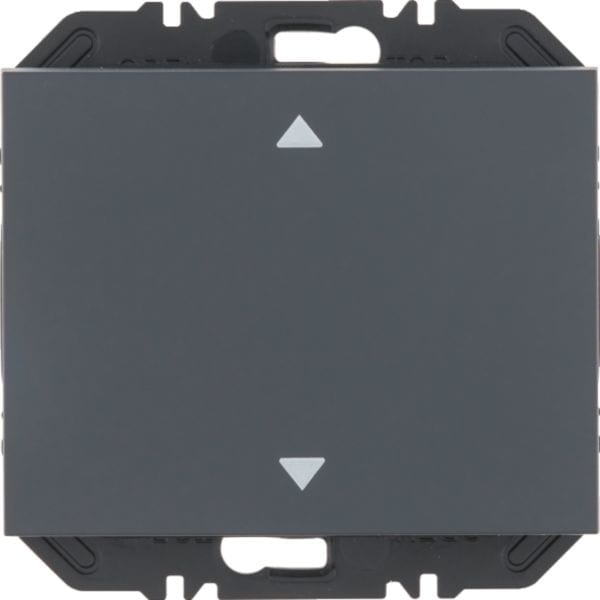 HAGER BOCCHIOTTI - Modulo EnOcean con bilanciere  con simbolo frecce, K.x antracite opaco 24117206