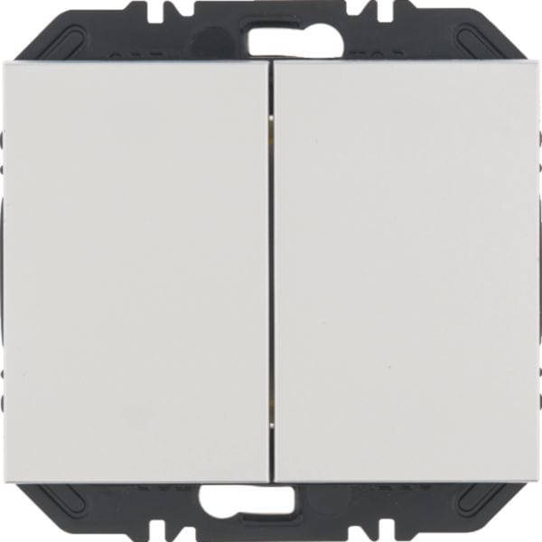 HAGER BOCCHIOTTI - Modulo EnOcean con bilanciere doppio, K.x alluminio verniciato opaco 24127103