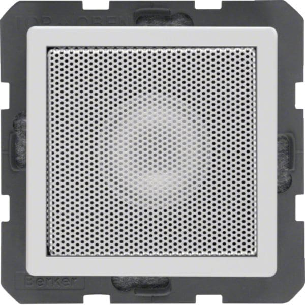 HAGER BOCCHIOTTI - Altoparlante Berker Q.1/Q.3 bianco polare velluto 28826089