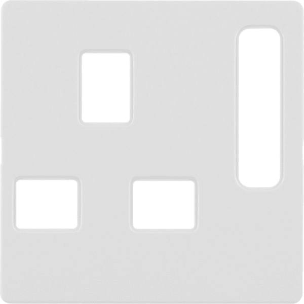 HAGER BOCCHIOTTI - Pezzo c.le x prese GBR STANDARD disinseribile Serie Q.1/Q.3 bia pol. vellut vern 3313076089