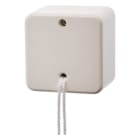 HAGER BOCCHIOTTI - Interruttore a tirante off/deviatore a parete bianco lucido 390640