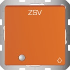 HAGER BOCCHIOTTI - Presa Schuko con coperchio, alta protezione contatti e LED, Q.x, arancio opaco 41516014