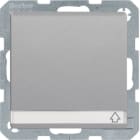 HAGER BOCCHIOTTI - presa SCHUKO con coperchio a cerniera Serie Q.1/Q.3 alu velluto, verniciato 47526084