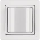 HAGER BOCCHIOTTI - Spia luminosa con cornice Berker Q.1 bianco polare velluto 52036089