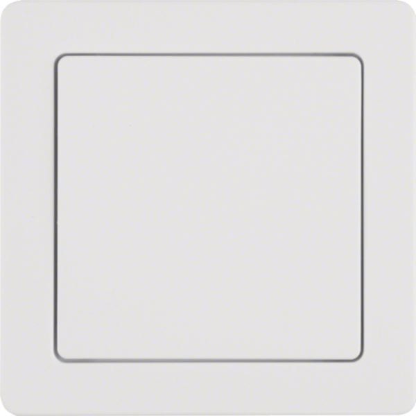 HAGER BOCCHIOTTI - Alimentatore con cornice Berker Q.1 bianco polare velluto 52046089