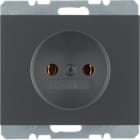 HAGER BOCCHIOTTI - Presa senza messa a terra Berker K.1 antracite opaco, verniciato 6167157006