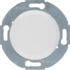 HAGER BOCCHIOTTI - Inserto cieco + pezzo c.le, attacco e graffe Serie 1930/Glas bianco pol. luc. 67100920