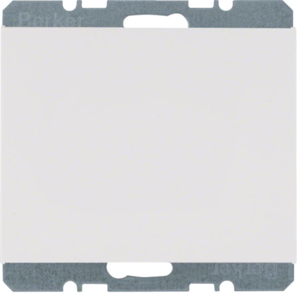 HAGER BOCCHIOTTI - Inserto cieco + pezzo c.le, attacco e graffe Serie K.1 bianco pol. luc. 6710457009